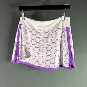 Nike Purple Hexagon Patterned Women's Skirt